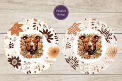 Dog Wind Spinner Design, Pit Bull Wind Spinner Sublimation Product Image 3