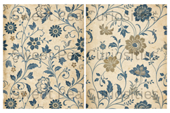 Shabby Chic, Blue, Papers, Junk Journal Product Image 3