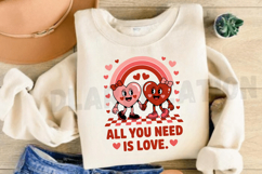 All You Need is Love Valentine PNG Design Product Image 3