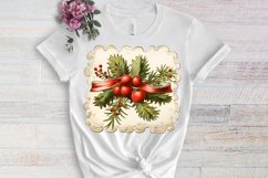 Christmas Postage Stamps Sublimation Clipart, Product Image 3