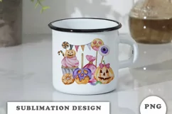 Halloween Pumpkin sweet party PNG Product Image 3