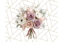 Whimsy Winter Florals Clipart PNG, Christmas Png Clipart Product Image 3