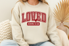 Loved John 3 16 SVG Product Image 3