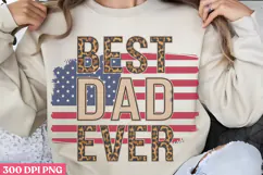 Best Dad Ever PNG, Fathers Day Sublimation PNG Product Image 3
