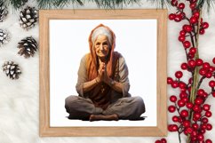 Funny Christmas Boy At Home Clipart Sublimation Product Image 3