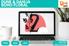 Dune &amp; Dahlia Boho Floral Monogram Product Image 1