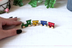 Miniature train, dollhouse nursery BJD doll toy digital down Product Image 3