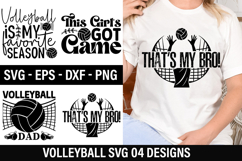 Volleyball SVG Design - Volleyball is my favorite season Product Image 1