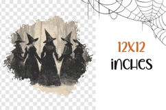 Halloween Witches PNG, Vintage Halloween Witches T-Shirt PNG Product Image 3