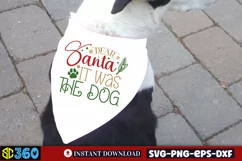 Dear santa it was the dog SVG, Christmas Dog SVG Product Image 3