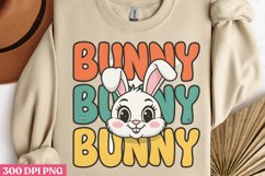 Bunny PNG, Retro Easter Sublimation PNG Product Image 3
