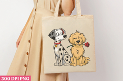 Valentine Dog Sublimation PNG Product Image 3