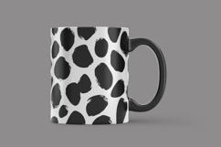 Black &amp; White Cow Print Digital Paper Product Image 2