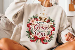 4 Christian Christmas PNG Designs, 4 Christian Inspirational Product Image 3