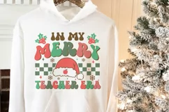 In my merry teacher era SVG, Teacher christmas SVG Product Image 4