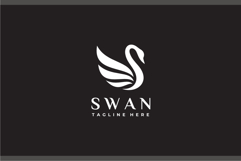 Swan Gold Logo Vector Illustration Product Image 3