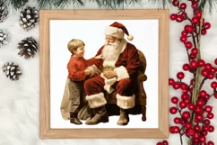 Vintage Christmas Clipart, Vintage Christmas Clipart Product Image 3