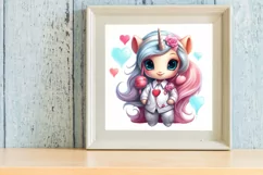 Unicorn Nurse Clipart, Unicorn Nurse Sublimation Product Image 3