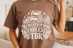 Try To Catch Up On My Endless Tbr Svg, Book Lover Svg. Product Image 4