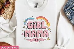 Girl mama PNG, Retro Mama Sublimatio PNG Product Image 3