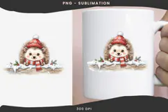 Christmas peeking character png design for T-shirts Product Image 3