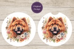 Chow Chow Dog Car Coaster Design, Chihuahua Dog Car Coaster Product Image 3