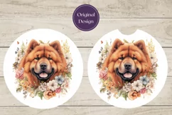 Chow Chow Dog Car Coaster Design, Chihuahua Dog Car Coaster Product Image 3