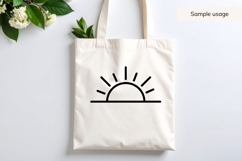 Hand Drawn Sunrise Sketch SVG Product Image 3