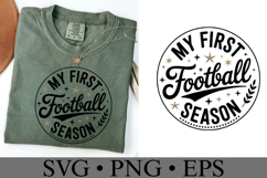 My first Football Season Svg | Game Day Svg | Shirt Svg Product Image 3