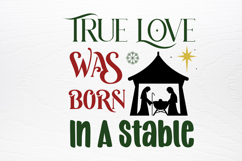 Farmhouse Christian Christmas Sign SVG Product Image 3