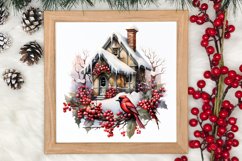 Christmas Houses Clipart Sublimation Product Image 3
