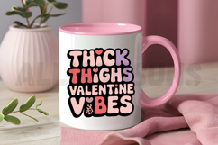 Thick Thighs Valentine Vibes Design For Stickers And Product Image 3