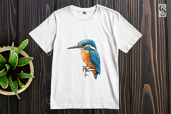 Watercolor Kingfisher Clipart Sublimation PNG Product Image 2