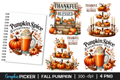 Fall Kitchen Towel, Thankful and Blessed, Fall Kitchen Towel Product Image 1