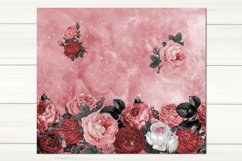 Flower glitter Skinny tumbler design| Sublimation bundle Product Image 3