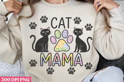 Cat Mama PNG, Cat Mom Sublimation PNG Product Image 3