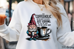 I M A COFFEEHOLIC JUST KIDDING PNG Product Image 1