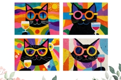 Funny Cat Cutting Board Designs, Animals Cutting Board Product Image 3