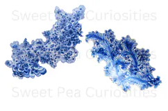 Blue Toile, Ephemera, PNG, Clipart, Junk Journal, flowers Product Image 3