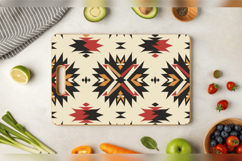 Retro Native American Cutting Boards sublimation Designs Product Image 3