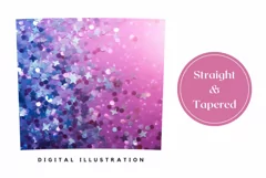 Glitter Tumbler Sublimation, Ombre Tumbler Template Product Image 3