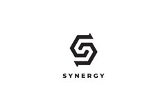 Synergy Letter S logo design vector template Product Image 3