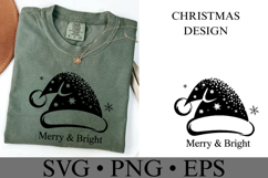 Merry &amp; Bright Svg | Christmas svg | Shirt Svg Product Image 1