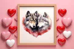 Valentines Day Animal Couple Clipart, Valentine Couple Product Image 3