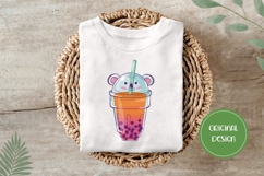 Hand Drawn Bubble Tea Illustration, Cartoon Bubble Tea PNG Product Image 3