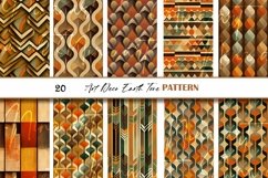 Art Deco Earth Tone Seamless Digital Paper Product Image 3