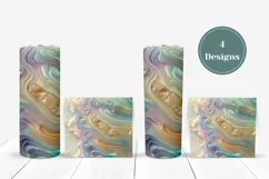 Pearl Tumbler Sublimation, Shimmer Tumbler Wrap Designs Product Image 3