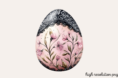 Black Pink Easter Clipart PNG Product Image 1