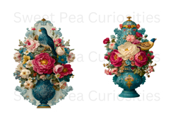Flowers, Vibrant Colors, Ephemera, PNG, Clipart Product Image 3