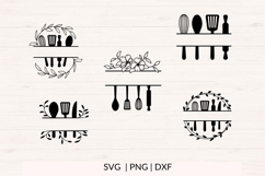 Kitchen Monogram SVG Bundle 10 Designs Product Image 3